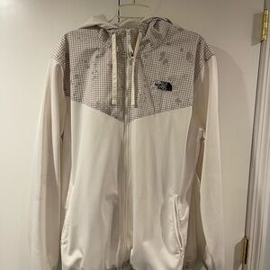 Men’s north face light jacket w/ fleece lined Size XL